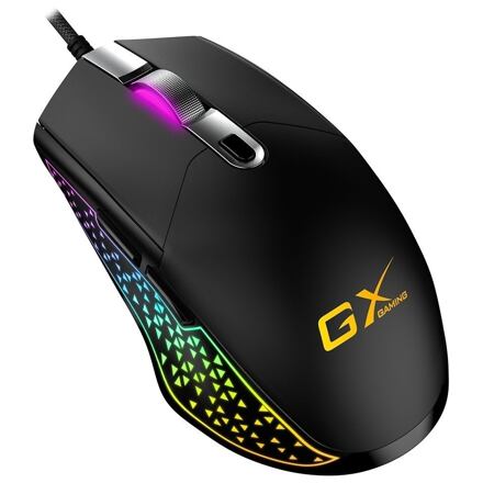 Genius Scorpion M705/Herní/Optická/Pro praváky/7 200 DPI/Drátová USB/Černá 31040008400