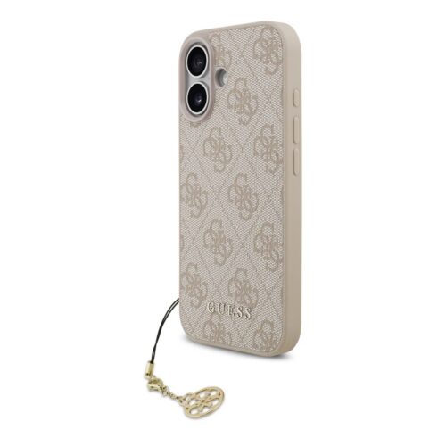 Guess 4G Charm MagSafe Zadní Kryt pro iPhone 17 Tone on Tone Pink GUHMP17SGF4GCP
