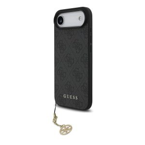 Guess 4G Charm MagSafe Zadní Kryt pro iPhone Air Tone on Tone Grey GUHMP17MGF4GCK