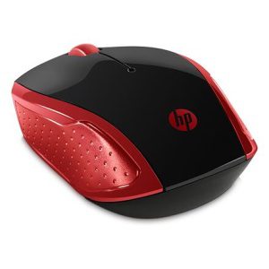 HP Bezdrátová myš 200 (červená) 2HU82AA#ABB