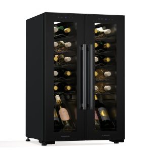 Klarstein Shiraz Weinkühlschrank| 2 Kühlzonen