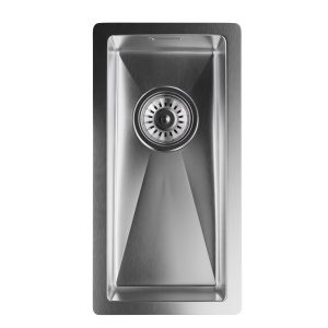 Klarstein TitanSteel Kuchyňský dřez 45 x 23 cm (DxŠ) s povrchem odolný vůči rzi