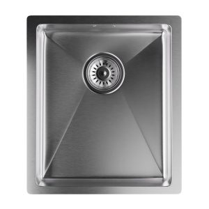 Klarstein TitanSteel Kuchyňský dřez 45 x 39 cm (DxŠ) s povrchem odolný vůči rzi