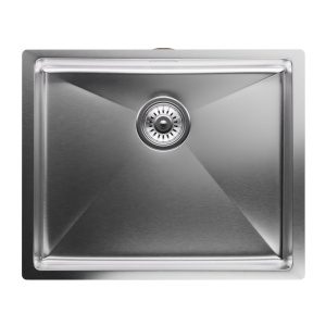 Klarstein TitanSteel Kuchyňský dřez 45 x 55 cm (DxŠ) s povrchem odolný vůči rzi