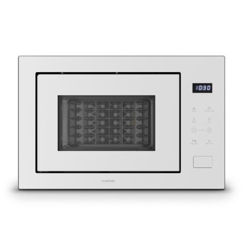 Klarstein Vestavná mikrovlnná trouba s grilem | 1200 W gril | 850 W mikrovlnná trouba | 60 cm