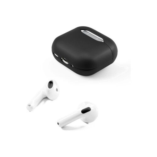 Kožené pouzdro pro AirPods 4 Epico Leather Case - černé - Obrázek 2