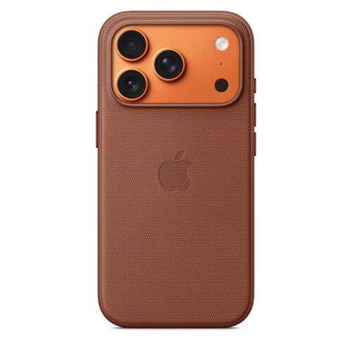 Kryt na iPhone 17 Pro z tkaniny TechWoven Apple s MagSafe - siensky hnědý