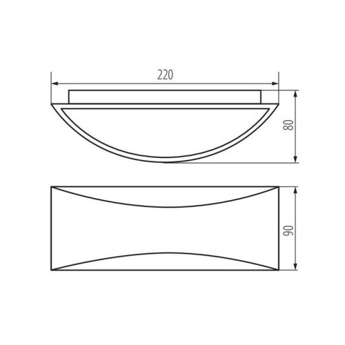 LED svítidlo Kanlux BISO LED EL 8W-W IP54 bílá 29261 - Obrázek 2