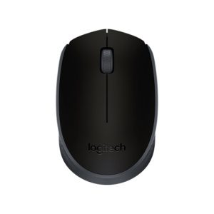 Logitech M171/Cestovní/Optická/1 000 DPI/Bezdrátová USB/Černá-šedá 910-004424