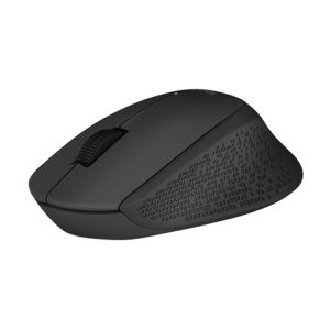 Logitech M280/Ergonomická/Optická/Pro praváky/1 000 DPI/Bezdrátová USB/Černá 910-004287