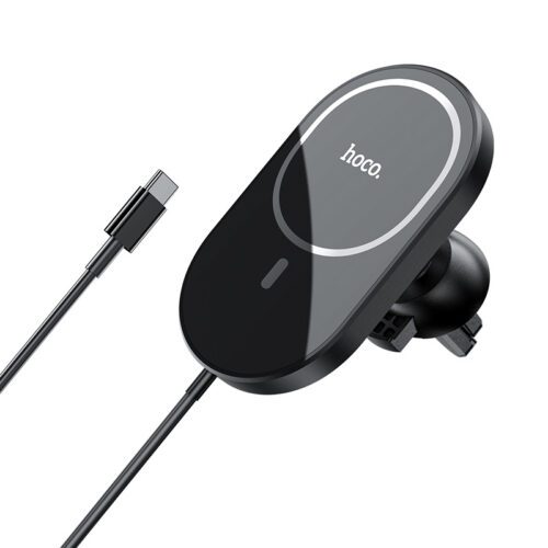 Magnetický (MagSafe) držák telefonu s bezdrátovým nabíjením 15W - Hoco CA90 - Obrázek 2