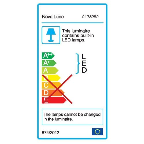 Nástěnné LED svítidlo NOVA LUCE ECLIP 9W 3000K 9173282 - Obrázek 2