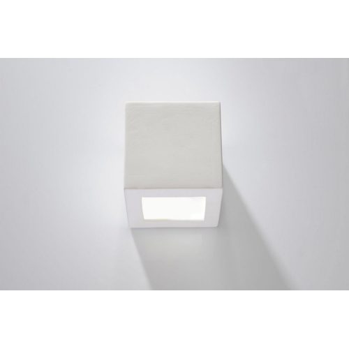 Nástěnné keramické svítidlo SOLLUX Leo E27 1x60W bez zdroje SL.0005 bílá - Obrázek 2
