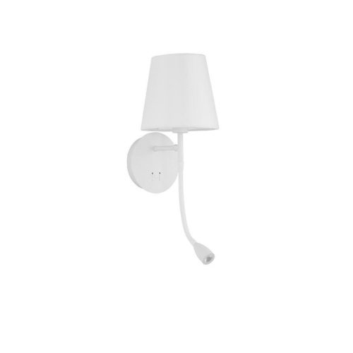 Nástěnné svítidlo NOVA LUCE NIA E27 + LED na čtení 3000K 9182371 bez žárovky