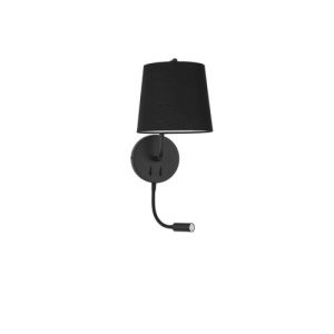 Nástěnné svítidlo NOVA LUCE SAGE E27 + LED na čtení 3000K 9129330 bez žárovky
