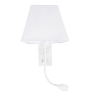 Nástěnné svítidlo NOVA LUCE VALENCIA E27 + LED na čtení 3000K 8127401 bez žárovky
