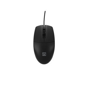 Natec optická myš RUFF Plus 1200 DPI/Kancelářská/Optická/1 200 DPI/Drátová USB/Černá NMY-2021