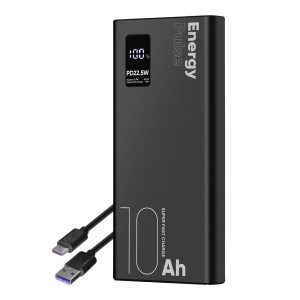 OBAL:ME EnergyPulse Powerbanka 10000mAh 22.5W Black OMPWB10K