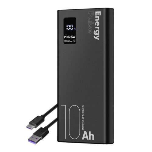 OBAL:ME EnergyPulse Powerbanka 10000mAh 22.5W Black OMPWB10K