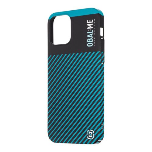 OBAL:ME Flossy Stripes Kryt pro Apple iPhone 12/12 Pro Black/Teal 57983122883
