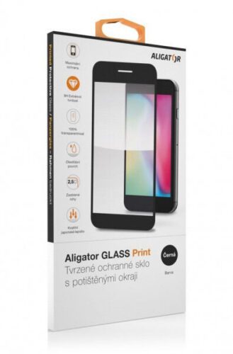 Ochrana displeje GLASS PRINT Apple iPhone 16 Pro MAX černá