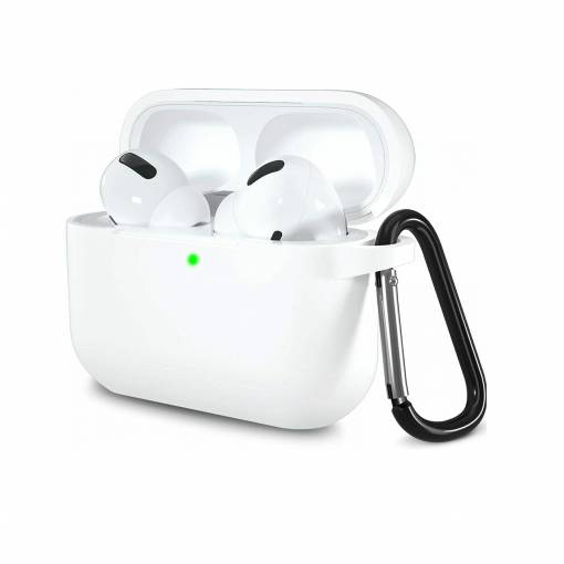 Ochranné pouzdro na sluchátka AirPods 2021 - Bílé