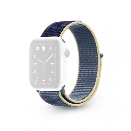 Řemínek pro Apple Watch 42/44/45/49mm Magic Tape Ledově Modrá - Obrázek 2