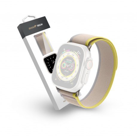 Řemínek pro Apple Watch 42/44/45/49mm Ultra Wild Trail Žlutá/Béžová