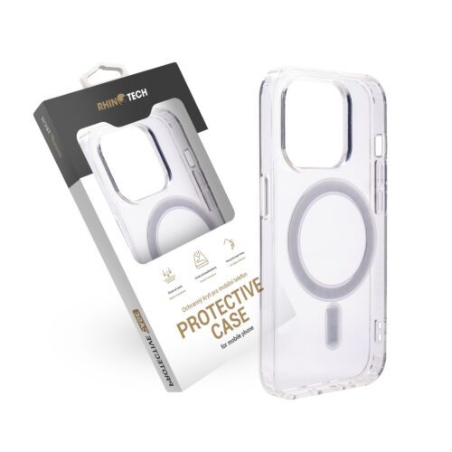 RhinoTech MAGcase Clear pre Apple iPhone 15 Pro transparentný