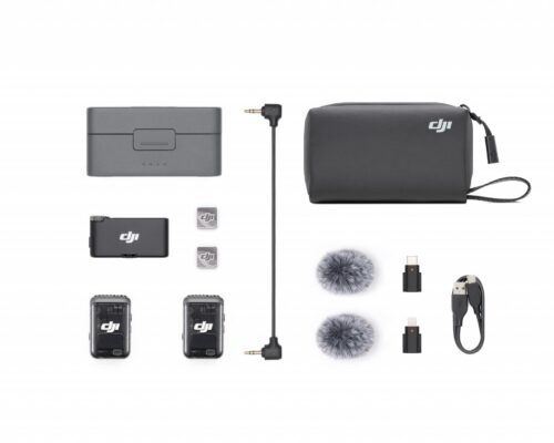 Sada pro audio DJI Mic 2 (2 TX + 1 RX + Charging Case) 8717 CP.RN.00000318.03