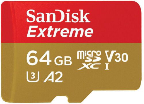 SanDisk Extreme/micro SDXC/64GB/UHS-I U3 / Class 10/+ Adaptér SDSQXAH-064G-GN6AA