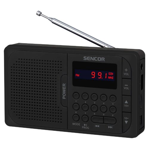 Sencor SRD 216 BK Digitální rádio Tuner FM PLL Snadné automatické ladění stanic