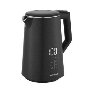 Sencor SWK 0600BK Rychlovarná konvice s variabilní teplotou Regulace teploty vody v rozsahu 40-100 &deg;C