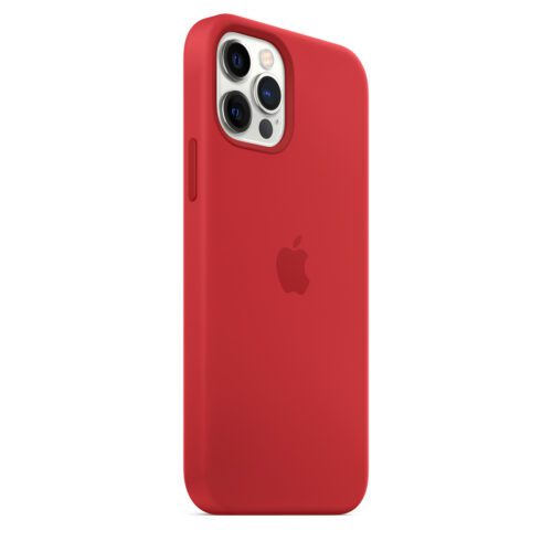 Silikonový kryt na iPhone 12 Pro Max - RED - Obrázek 2