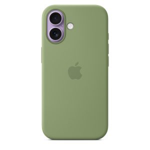 Silikonový kryt na iPhone 17 Apple s MagSafe - světle mechový