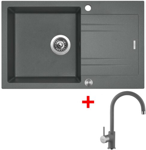 Sinks LINEA 780 XC Titanium + Vitalia GR