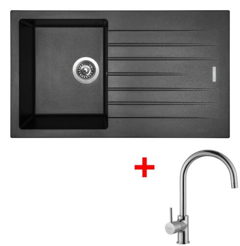 Sinks PERFECTO 860 Metalblack + Vitalia