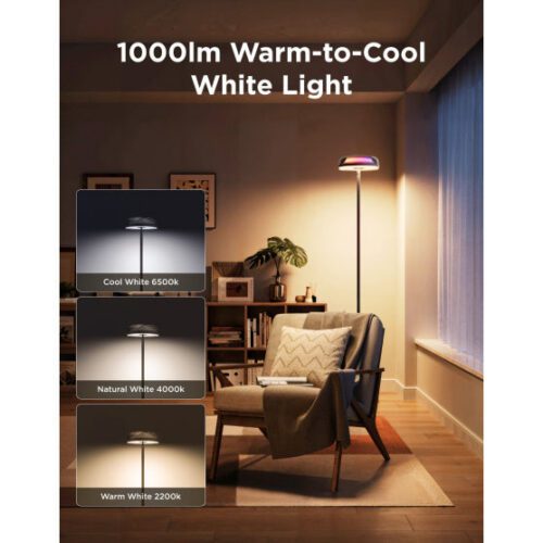 Stojací lampa Govee Uplighter RGBICWW Floor Lamp – černá - Obrázek 2