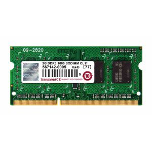 TRANSCEND SODIMM DDR3 2GB 1600MHz 1Rx8 CL11 TS256MSK64V6N