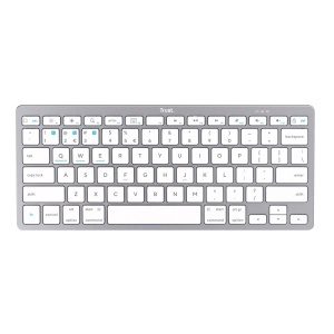 TRUST/Bezdrátová Bluetooth/CZ-SK layout/Stříbrná 25354