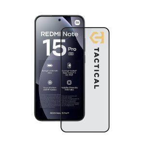 Tactical Glass Shield 5D sklo pro Xiaomi Redmi Note 15 Pro 5G Black 57983129095