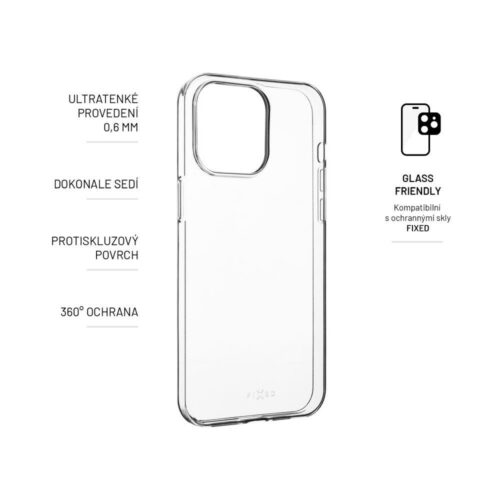 Ultratenký TPU gelový kryt FIXED Story Slim pro Apple iPhone 15 Pro