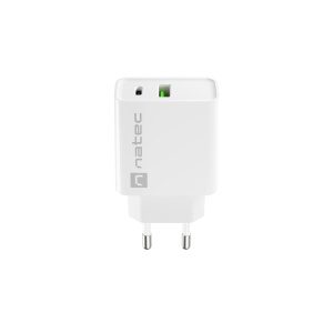 Universální nabíječka Natec RIBERA 20W 1X USB-A + 1X USB-C