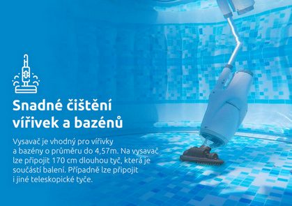 Vysavač pro vířivky a bazény SpaVac Columbia set Marimex 10800038 - Obrázek 2