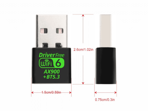 Wifi 6 BT AX900 USB Dongle