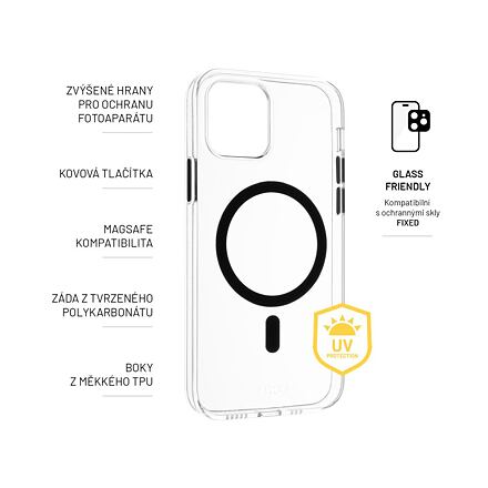 Zadní kryt FIXED MagPurity s podporou Magsafe pro Apple iPhone 15
