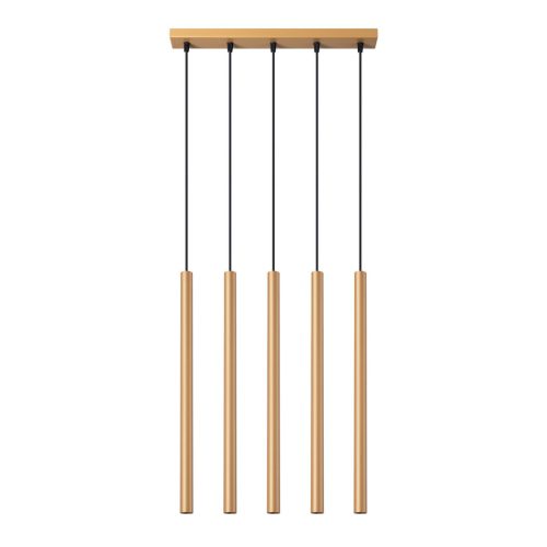 Závěsná lampa SOLLUX PASTELO 5L zlatá G9 5x8W bez žárovky SL.1173