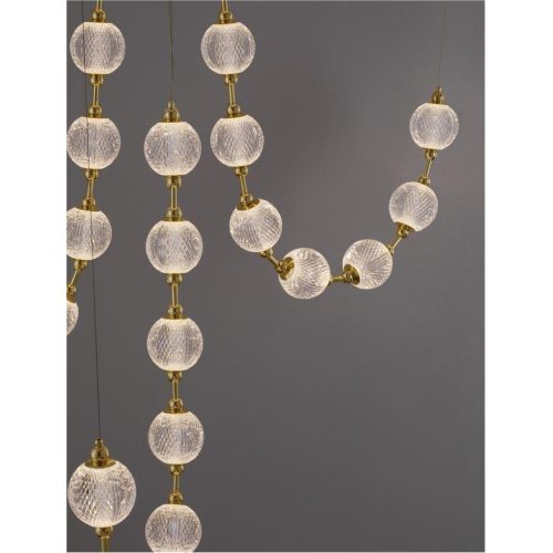 Závěsné LED svítidlo NOVA LUCE BRILLANTE 134W 3200K 9695201 stmívatelné Triac - Obrázek 2