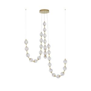 Závěsné LED svítidlo NOVA LUCE BRILLANTE 134W 3200K 9695201 stmívatelné Triac