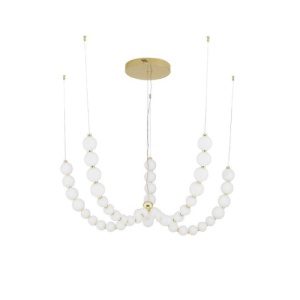 Závěsné LED svítidlo NOVA LUCE PERLA 125W 3000K 9695203 stmívatelné Triac